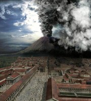 Éruption du Vésuve sur Pompéi