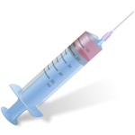 Illustration d'une seringue de vaccin